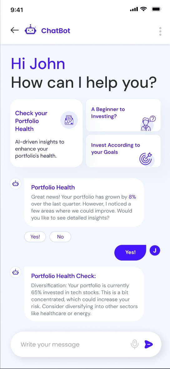 Chatbot home